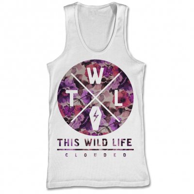 This Wild Life - Clouded Floral Tank