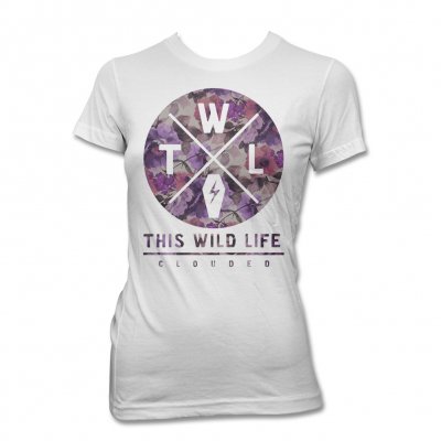 This Wild Life - Clouded Floral Tee - Women's