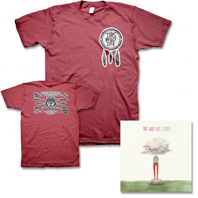 This Wild Life - Clouded CD & Men's Dreamcatcher Wolf Tee