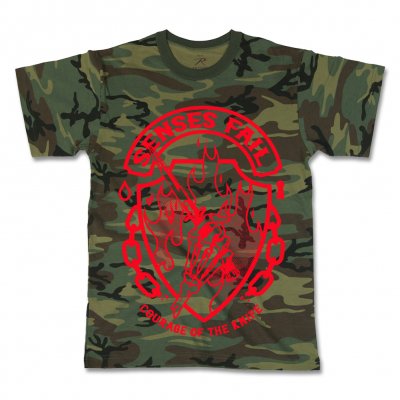 senses-fail - Courage Camo T-Shirt