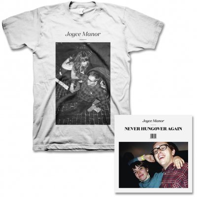Joyce Manor - Never Hungover Again CD & Matt & Frank Tee