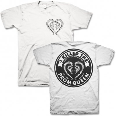 I Killed The Prom Queen - Snake Crest T-Shirt (White)