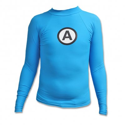 Logo Rash Guard - Blue