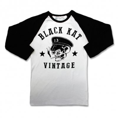 Moto Skull Raglan Tee