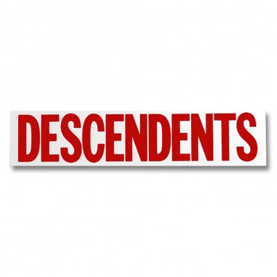 Descendents - DESC Logo Sticker - Red