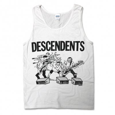 descendents - Live Cartoon Tank Top (White)
