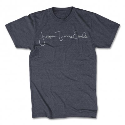 justin-townes-earle - Signature T-Shirt (Heather Navy)