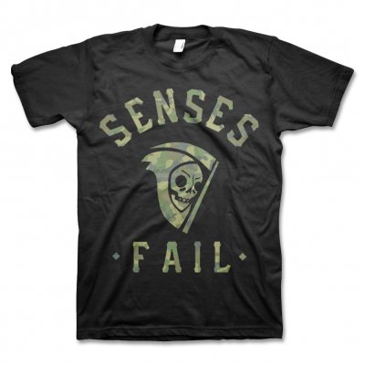 senses-fail - Camo Scythe T-Shirt (Black)