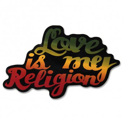 ziggy-marley - Love Is My Religion Rasta Colors - Sticker