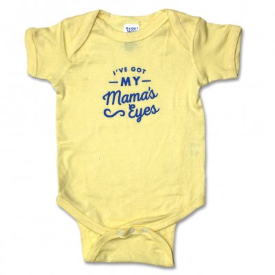 justin-townes-earle - My Mama's Eyes Onesie (Yellow)