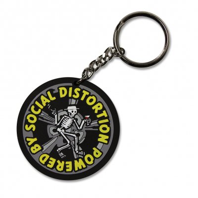 Powerd By - Rubber Keychain