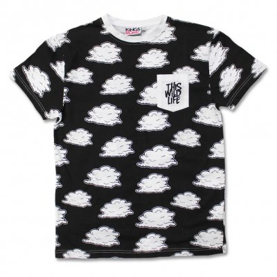 this-wild-life - Cloud All Over Print Pocket T-Shirt