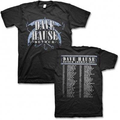 dave-hause - Devour Tour T-Shirt (Blue/Black)