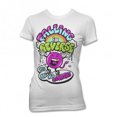 Falling In Reverse - Little Devil T-Shirt - Women's (White)