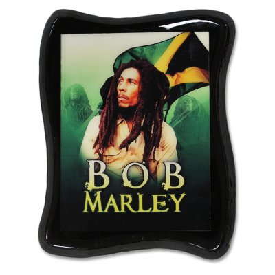 Bob Marley - Bamboo Wall Art (Dark Green)