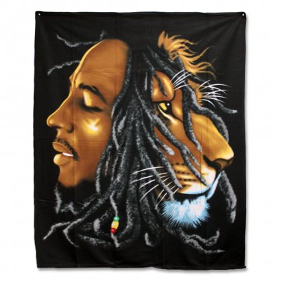 ziggy-marley - Bob Marley - Lion Fleece Blanket