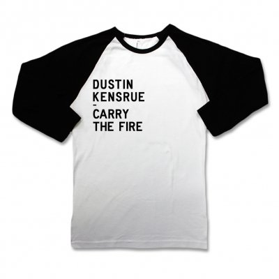 dustin-kensrue - Carry The Fire Raglan (Black/White)