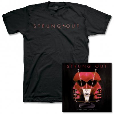 Strung Out - Transmission.Alpha.Delta CD & New Logo Tee