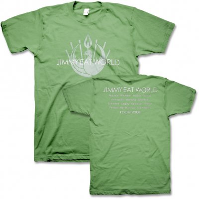 jimmy-eat-world - 2008 Tour Tee (Green)