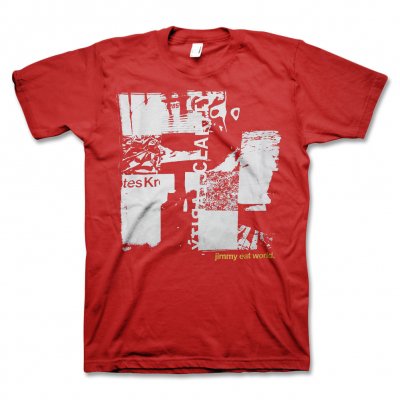 jimmy-eat-world - Clarity Collage Tee (Red) - Men's