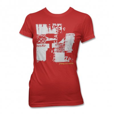 jimmy-eat-world - Clarity Collage Tee (Red) - Women's