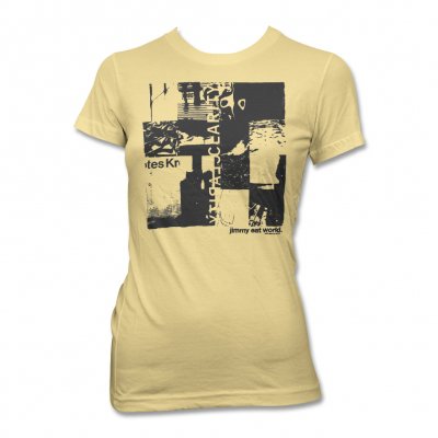 jimmy-eat-world - Clarity Collage Tee(Yellow) - Women's