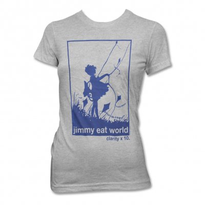 jimmy-eat-world - Clarity Kite Tee (Heather Grey) - Women's