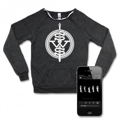 Sleeping with Sirens - White Symbol Sweatshirt (Heather) - Women's