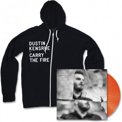 dustin-kensrue - Carry The Fire LP (Orange) & Zip Up Hoodie