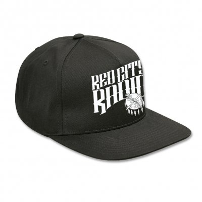 red-city-radio - Red City Radio Snap Back Hat (Black)