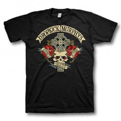 Dropkick Murphys - Signed Cross Tee - Mens