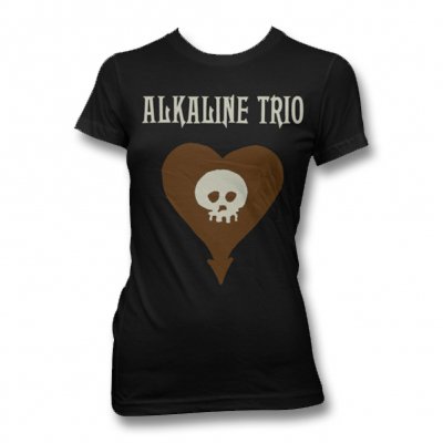 alkaline-trio - Discharge Heartskull Tee - Women's