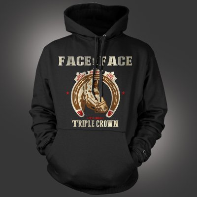 face-to-face - Triple Crown Pullover Sweatshirt (Black)