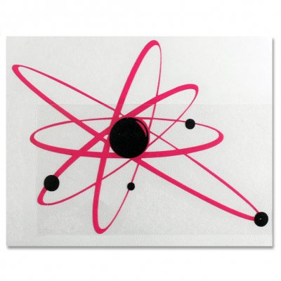 strung-out - Regular Astrolux Sticker (Pink/Black, 6"x8")