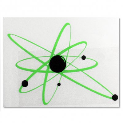 Strung Out - Strung Out Small Astrolux Sticker (Green/Black 3"x