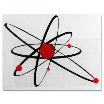 Strung Out - Strung Out Big Ass Astrolux Sticker (Black/Red 16"