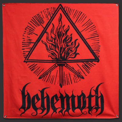 Black/Red Sigil Flag (48