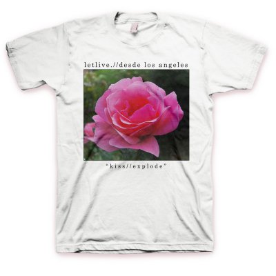 Letlive - Kiss // Explode T-Shirt (White)