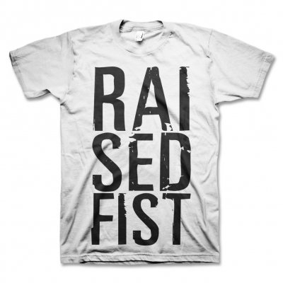 Raised Fist - RAI SED T-Shirt (White)