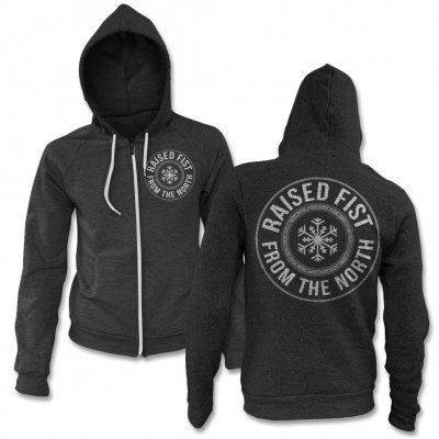 Raised Fist - From The North Zip Up Sweatshirt (Heater)