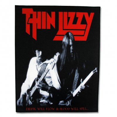 Thin Lizzy - Drink Will Flow & Blood Will Spill Back Patch