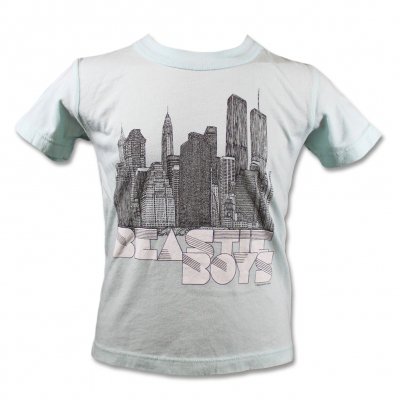 beastie-boys - Skyline Sketch Infant Tee (Light Blue)