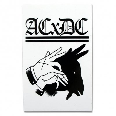 ACxDC - Shadow Hands Sticker (3x4)