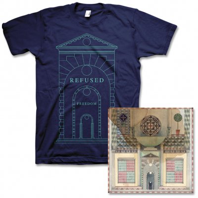 Refused - Freedom CD & Arch Mens or Womens Tee Bundle