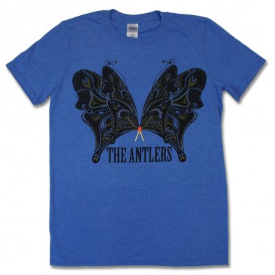 The Antlers - Butterflies T-Shirt (Heather Royal Blue)