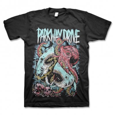 Parkway Drive - Sharktopus Shirt (Black)