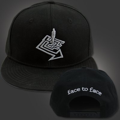 face-to-face - Maze Snap Back Hat (Black)