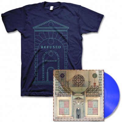 Refused - Freedom LP (Blue) & Arch Tee - Men's or Women's
