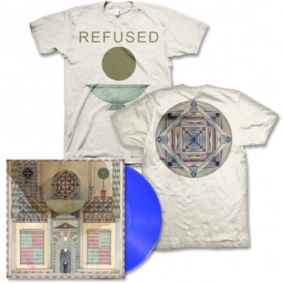 Refused - Freedom LP (Blue) & Chalice (Natural) Tee Men's
