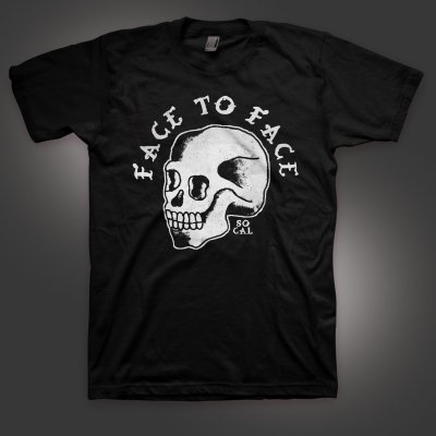 face-to-face - So Cal Skull T-Shirt (Black)